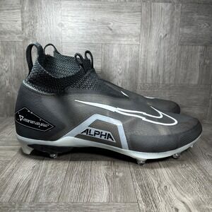 Nike Mens Football Cleats Size 16 Wide Alpha Menace Elite 3 Black NEW DR5661-001
